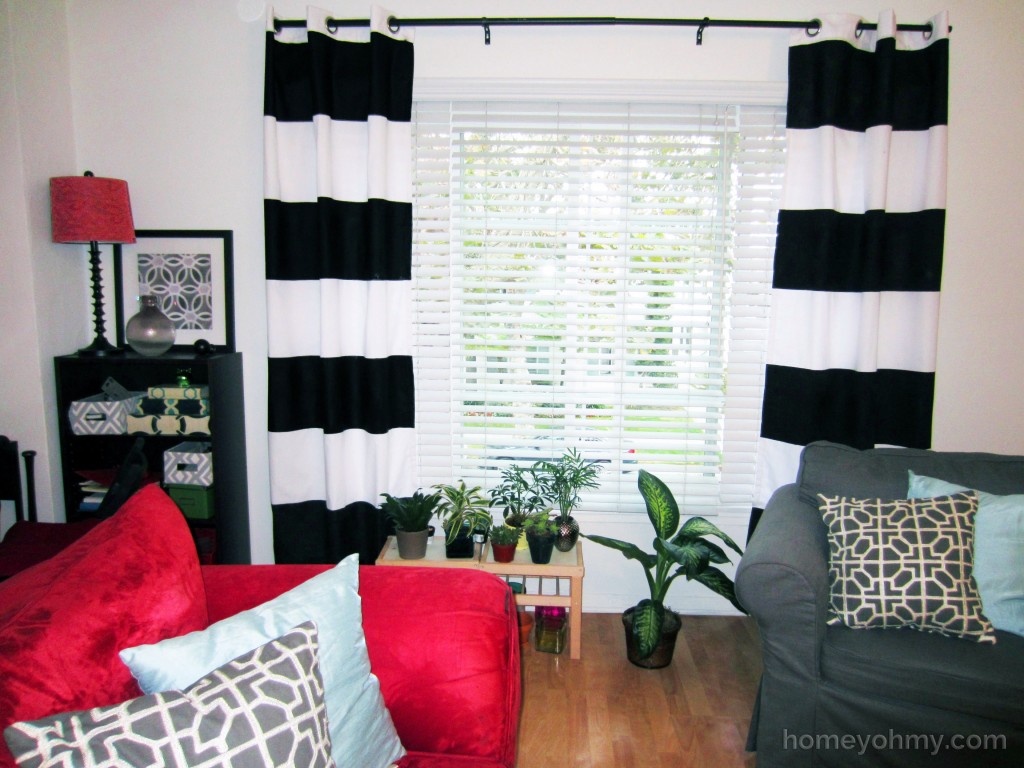 DIY Painted Curtains