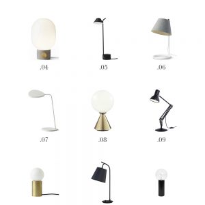 15 Modern Minimal Table Lamps