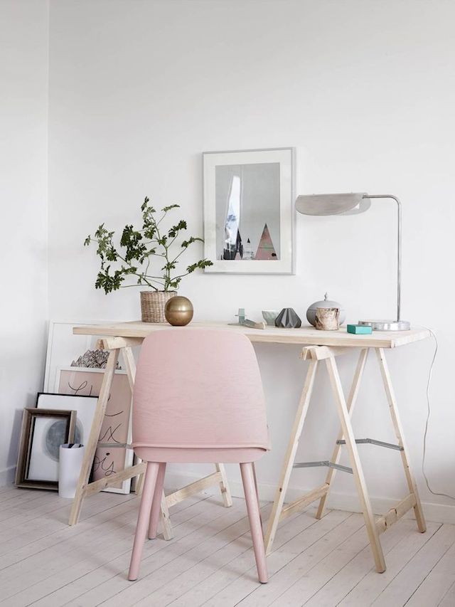 blush chair